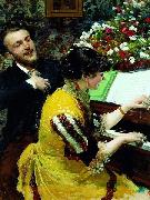 I once saw - scene at the piano. Leon Wyczolkowski